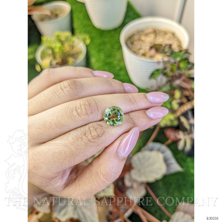 5.69 Ct. Yellowish Green Prasiolite from Brazil