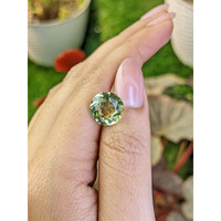 5.86 Ct. Yellowish Green Prasiolite from Brazil Life Style