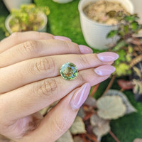 5.86 Ct. Yellowish Green Prasiolite from Brazil Life Style