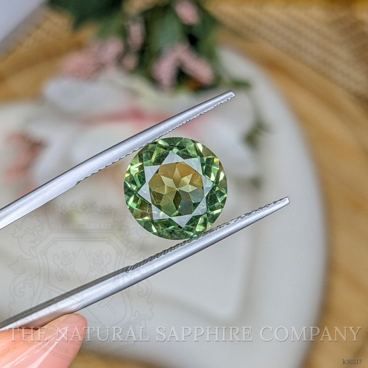 5.86 Ct. Yellowish Green Prasiolite from Brazil