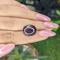 12.13 Ct. Purple Star Garnet from Ceylon (Sri Lanka) Life Style