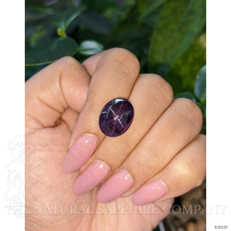 12.13 Ct. Purple Star Garnet from Ceylon (Sri Lanka)