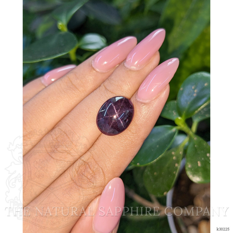 12.13 Ct. Purple Star Garnet from Ceylon (Sri Lanka)