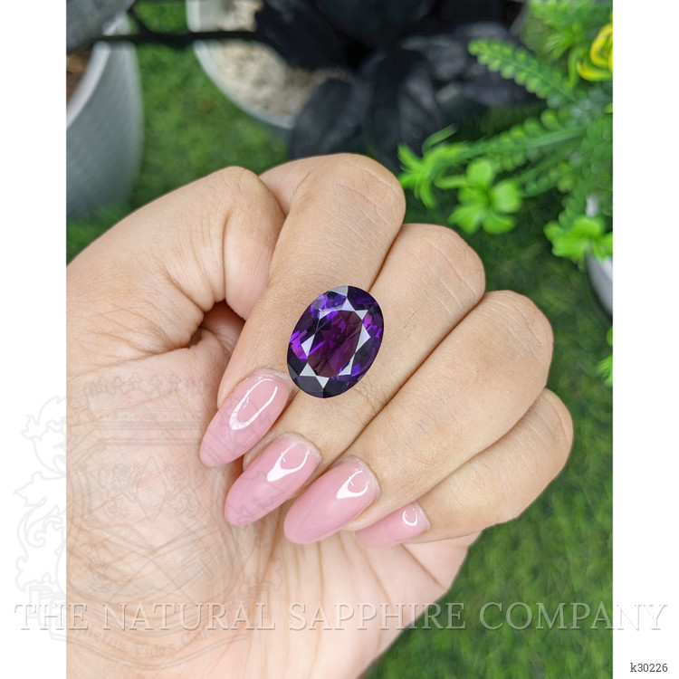 9.48 Ct. Purple Amethyst from Ceylon (Sri Lanka)