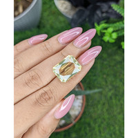 12.18 Ct. Yellowish Green Citrine from Ceylon (Sri Lanka) Life Style