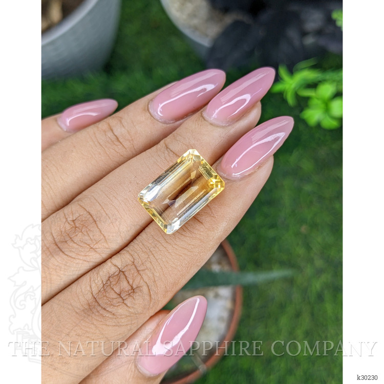 12.16 Ct. Golden Citrine from Ceylon (Sri Lanka)