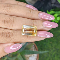 12.16 Ct. Golden Citrine from Ceylon (Sri Lanka) Life Style