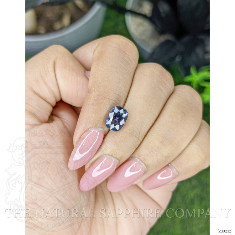 2.04 Ct. Bluish Purple Spinel from Ceylon (Sri Lanka)