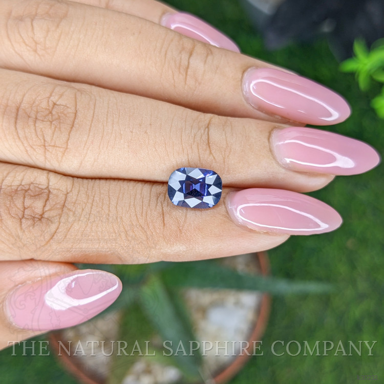 2.04 Ct. Bluish Purple Spinel from Ceylon (Sri Lanka)