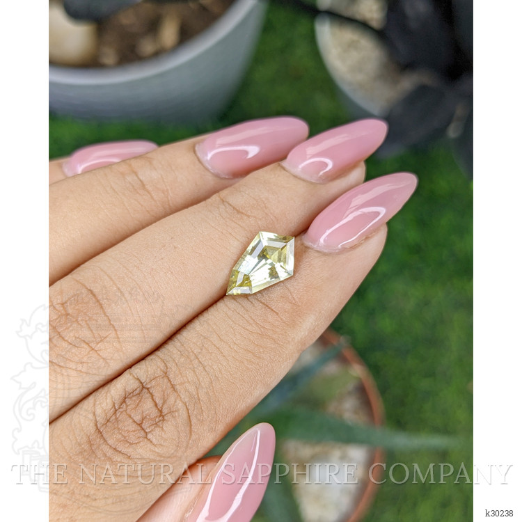 2.18 Ct. Yellow Sinhalite from Ceylon (Sri Lanka)