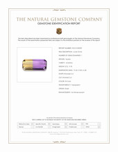9.78 Ct. Bi Color Ametrine from Brazil Scan Report