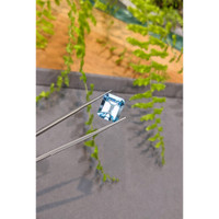 12.05 Ct. Swiss Blue Topaz from Brazil Life Style