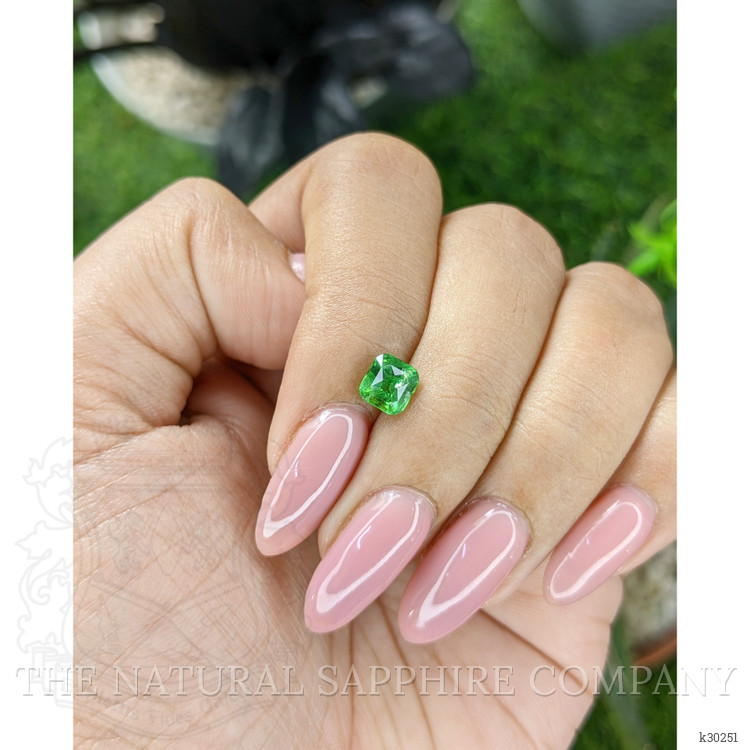 1.11 Ct. Tsavorite Garnet from Tanzania