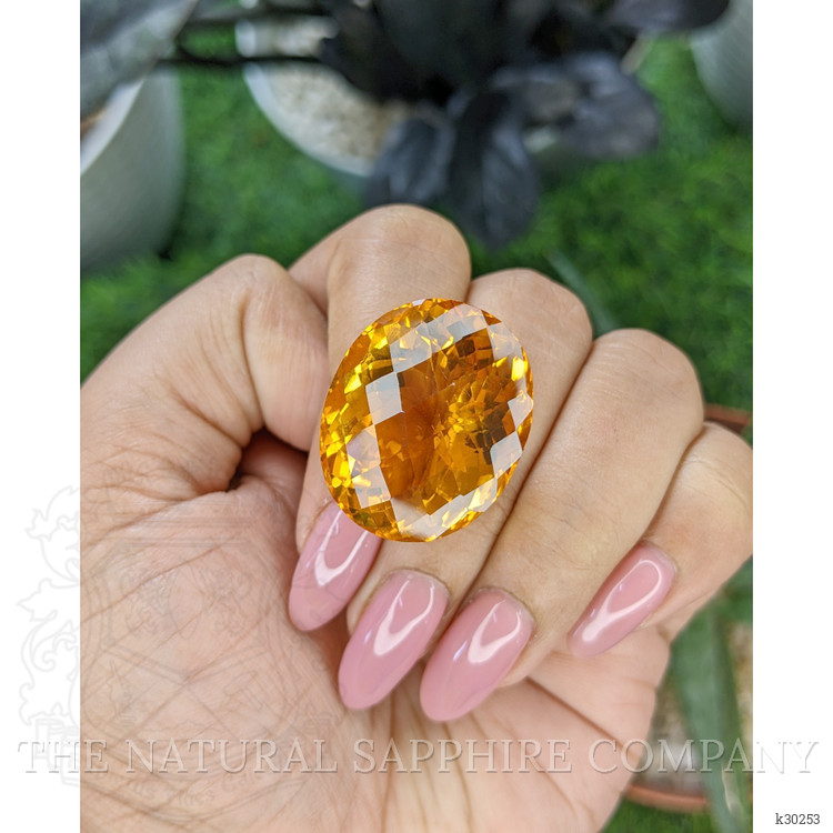 46.12 Ct. Orange Citrine from Brazil