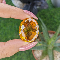 46.12 Ct. Orange Citrine from Brazil Life Style