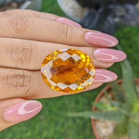 46.12 Ct. Orange Citrine from Brazil Life Style