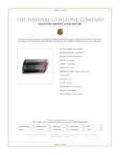 10.96 Ct. Bi Color Tourmaline from Mozambique Scan Report