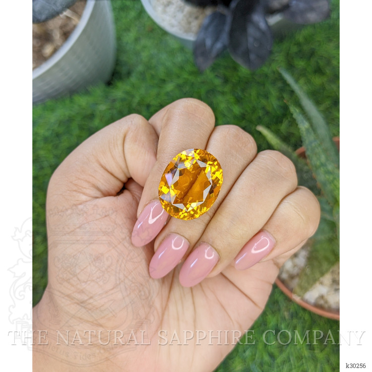 26.89 Ct. Orange Citrine from Brazil