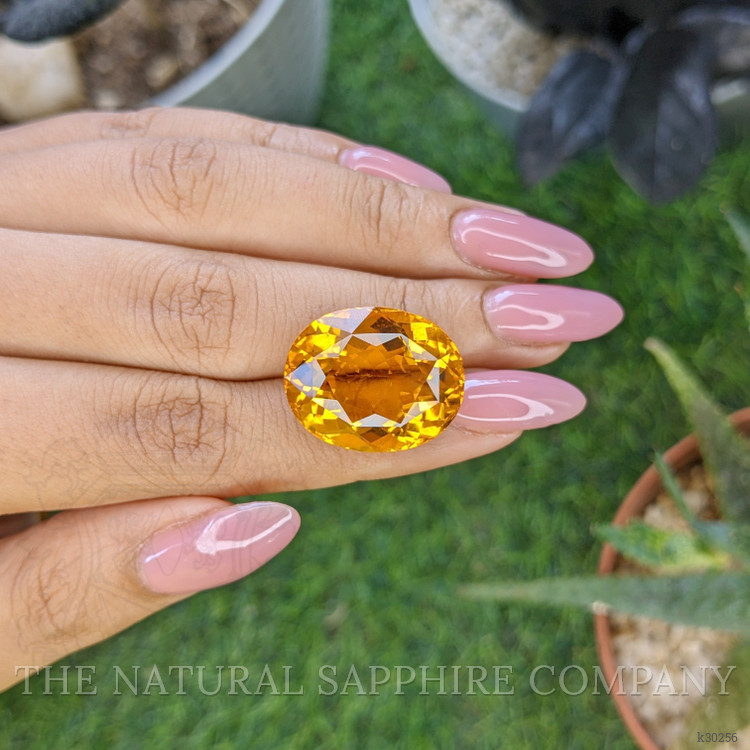 26.89 Ct. Orange Citrine from Brazil