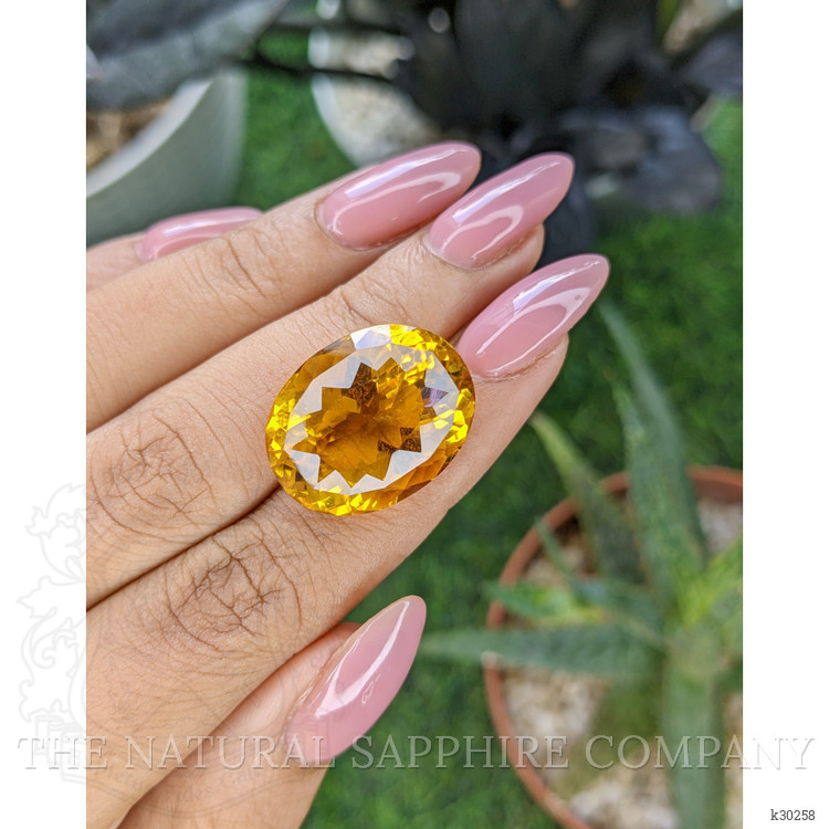 25.06 Ct. Orange Citrine from Brazil