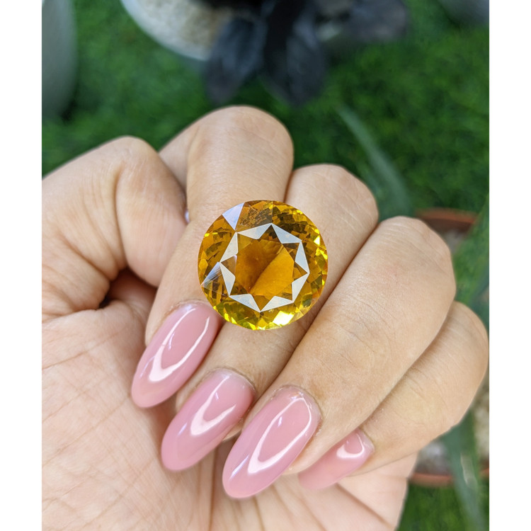 22.65 Ct. Yellowish Orange Citrine from Brazil