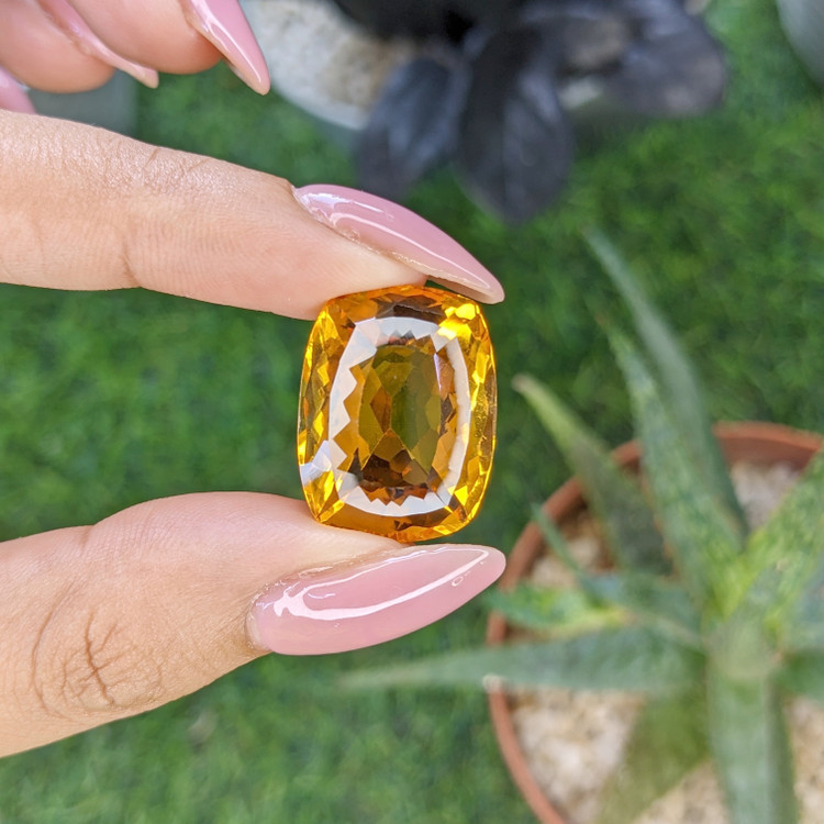27.44 Ct. Orange Citrine from Brazil