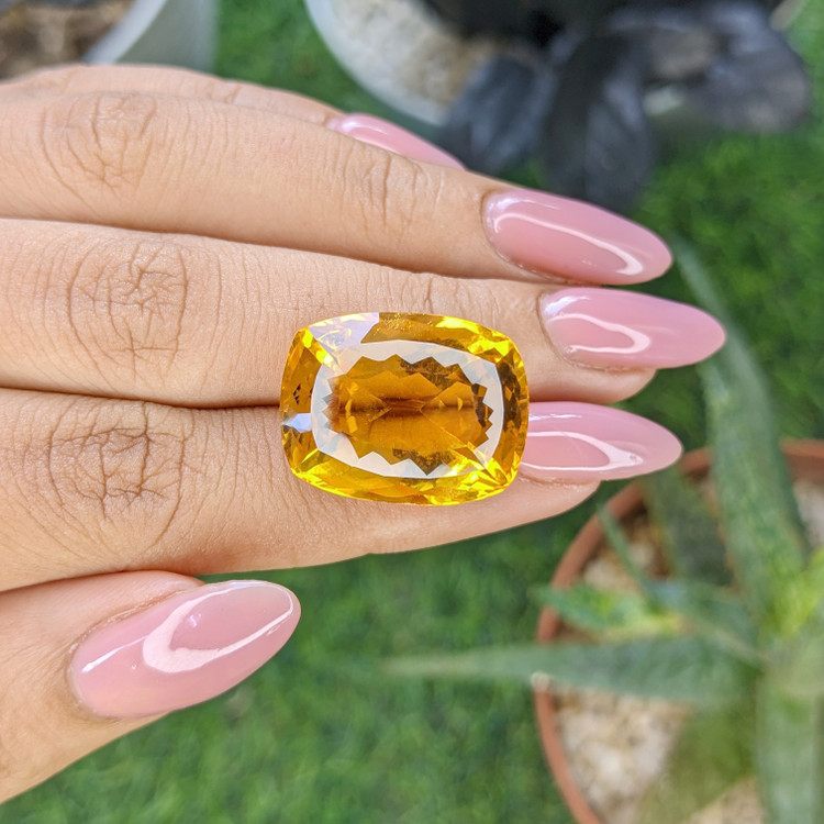 27.44 Ct. Orange Citrine from Brazil