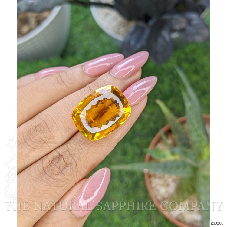 27.44 Ct. Orange Citrine from Brazil