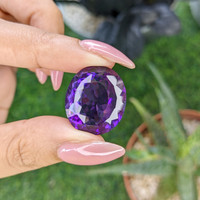 31.04 Ct. Purple Amethyst Life Style