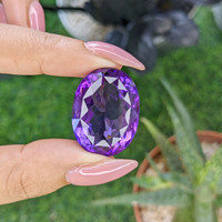 42.96 Ct. Purple Amethyst Life Style