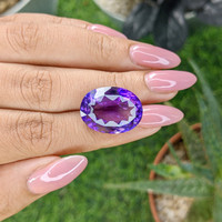 18.83 Ct. Purple Amethyst Life Style