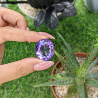 36.10 Ct. Purple Amethyst Life Style