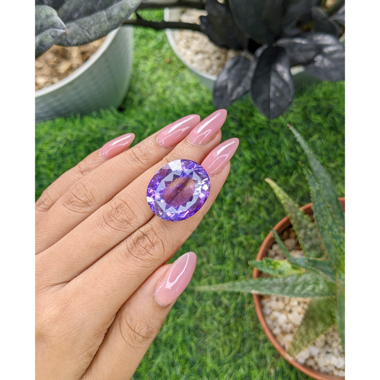 36.10 Ct. Purple Amethyst