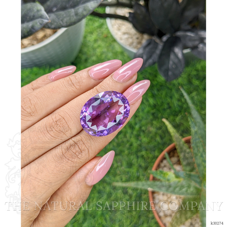 33.89 Ct. Purple Amethyst