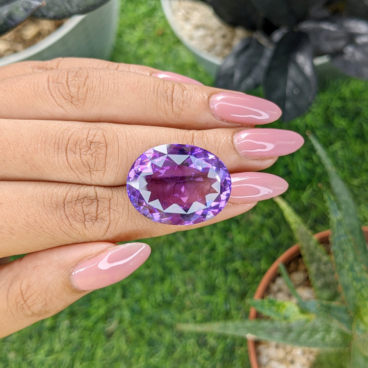 33.89 Ct. Purple Amethyst