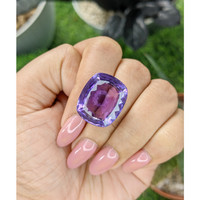 29.17 Ct. Purple Amethyst Life Style