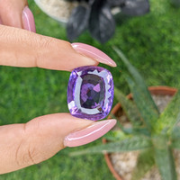 29.17 Ct. Purple Amethyst Life Style