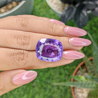 29.17 Ct. Purple Amethyst Life Style