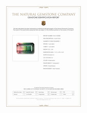 3.65 Ct. Watermelon Tourmaline from Mozambique Scan Report