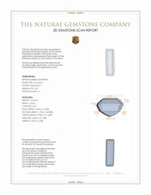 2.09 Ct. Watermelon Tourmaline from Mozambique 3 D Scan Report