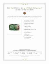5.13 Ct. Bi Color Tourmaline from Mozambique Scan Report