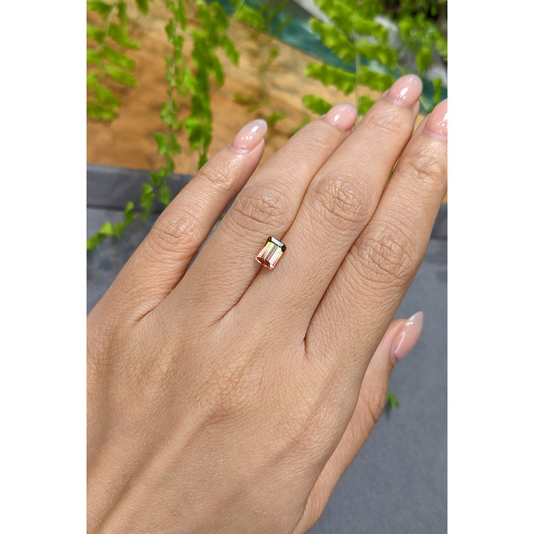 1.05 Ct. Bi Color Tourmaline from Mozambique