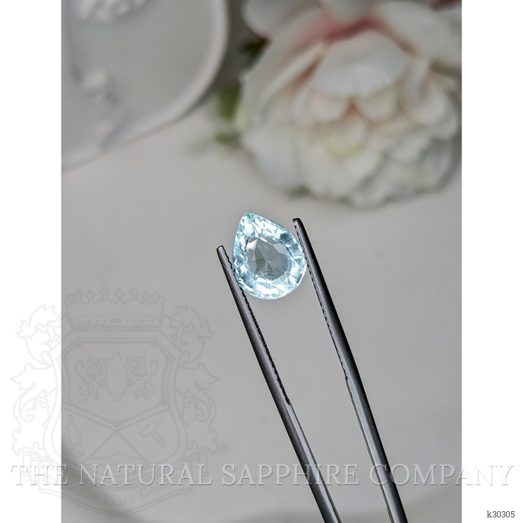 3.60 Ct. Greenish Blue Aquamarine from Ceylon (Sri Lanka)
