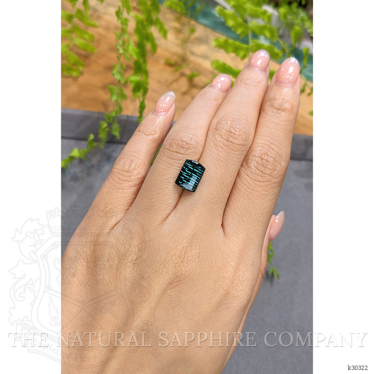 3.72 Ct. Bluish Green Tourmaline from Mozambique