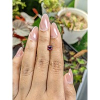 0.76 Ct. Red Garnet from Ceylon (Sri Lanka) Life Style