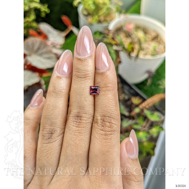 0.76 Ct. Red Garnet from Ceylon (Sri Lanka)