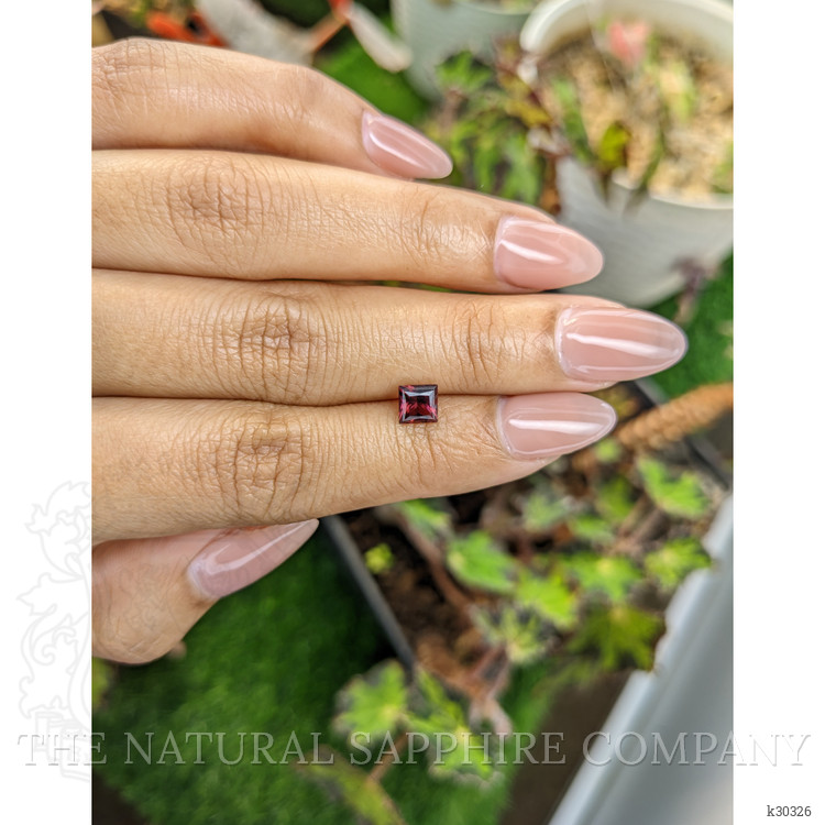 0.76 Ct. Red Garnet from Ceylon (Sri Lanka)