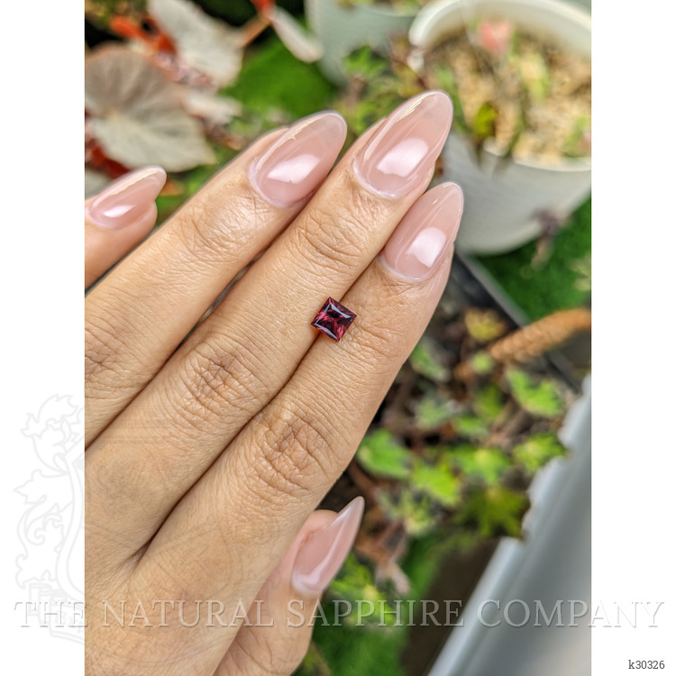 0.76 Ct. Red Garnet from Ceylon (Sri Lanka)
