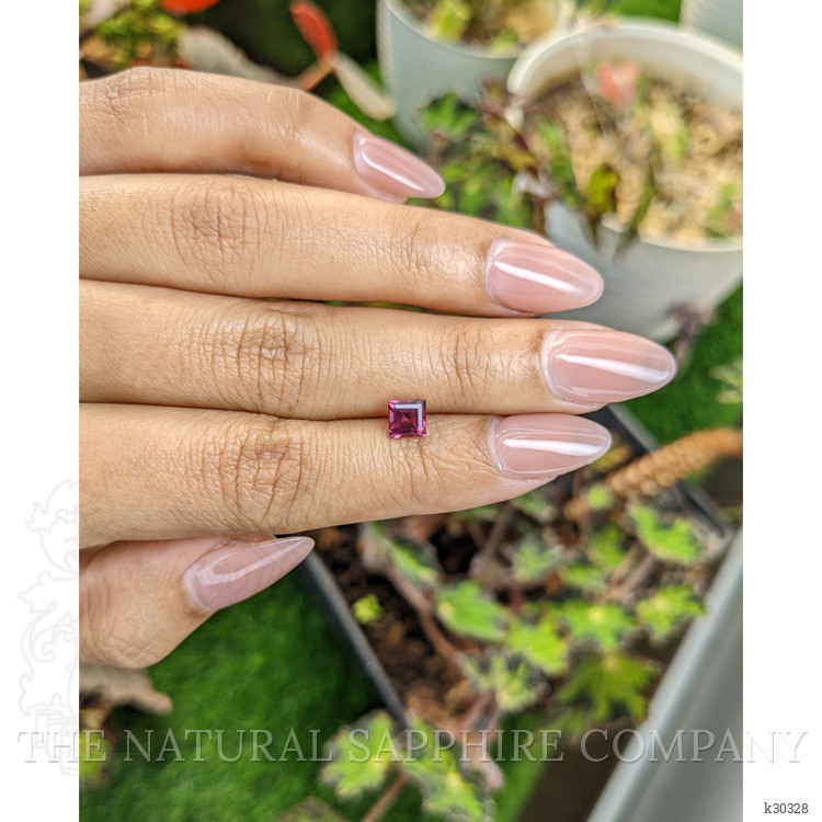 0.72 Ct. Pinkish Purple Garnet from Ceylon (Sri Lanka)