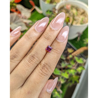 0.72 Ct. Pinkish Purple Garnet from Ceylon (Sri Lanka) Life Style